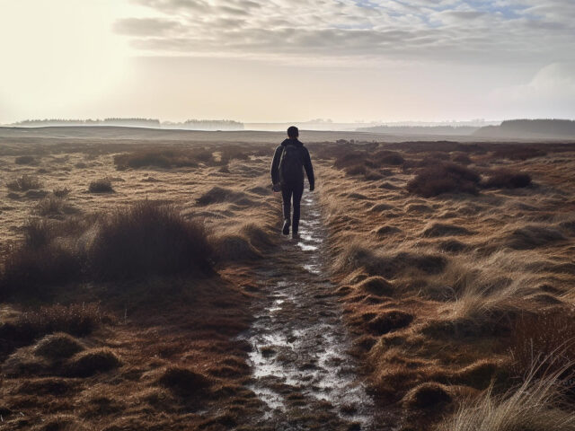 Op de grote stille heide