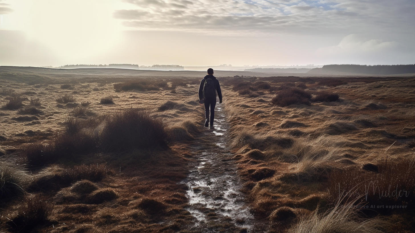 Op de grote stille heide
