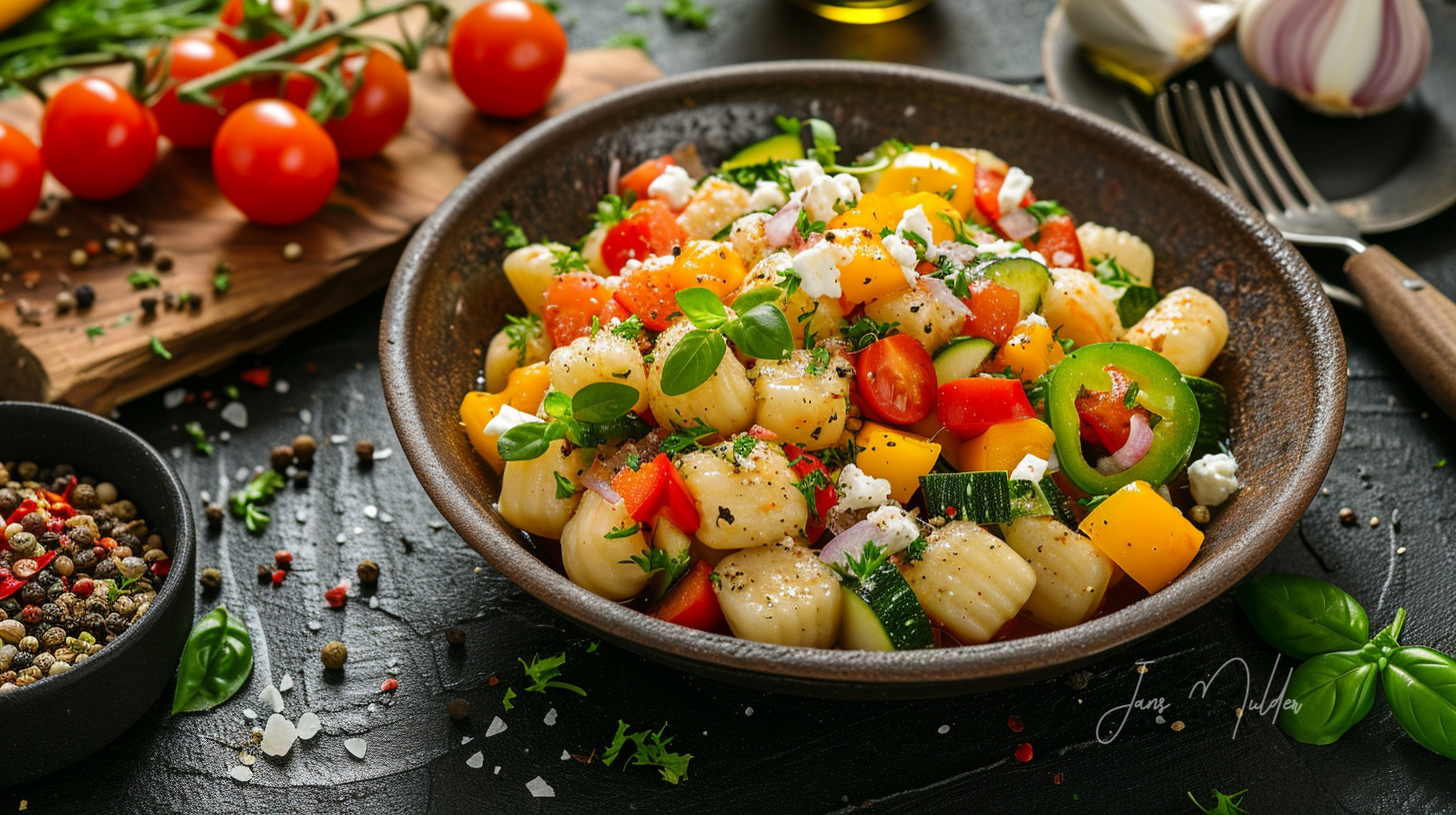 Gnocchi met Feta en een twist