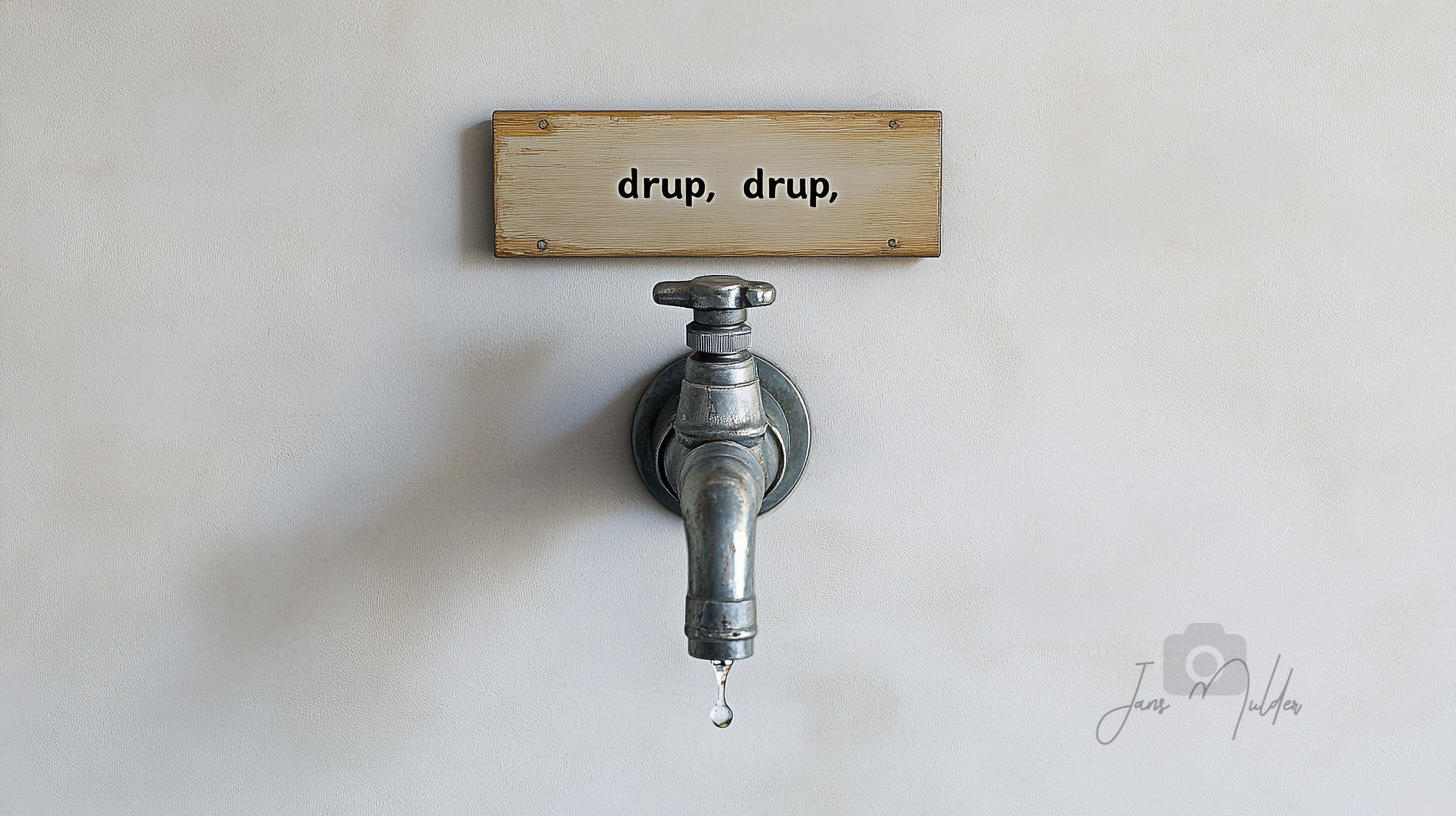 Het hypnotiserende druppelen van de tijd