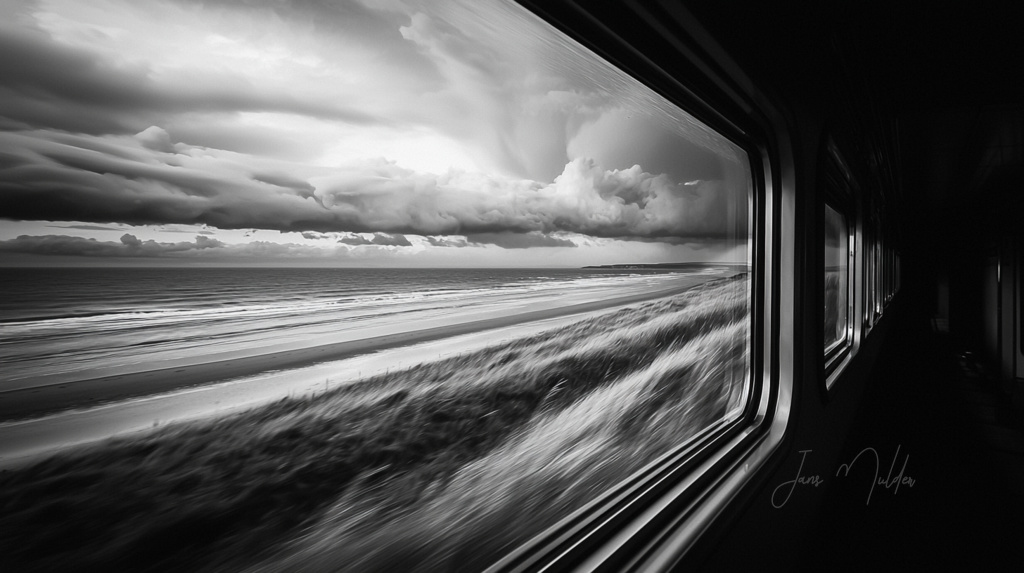 Brief in de wind